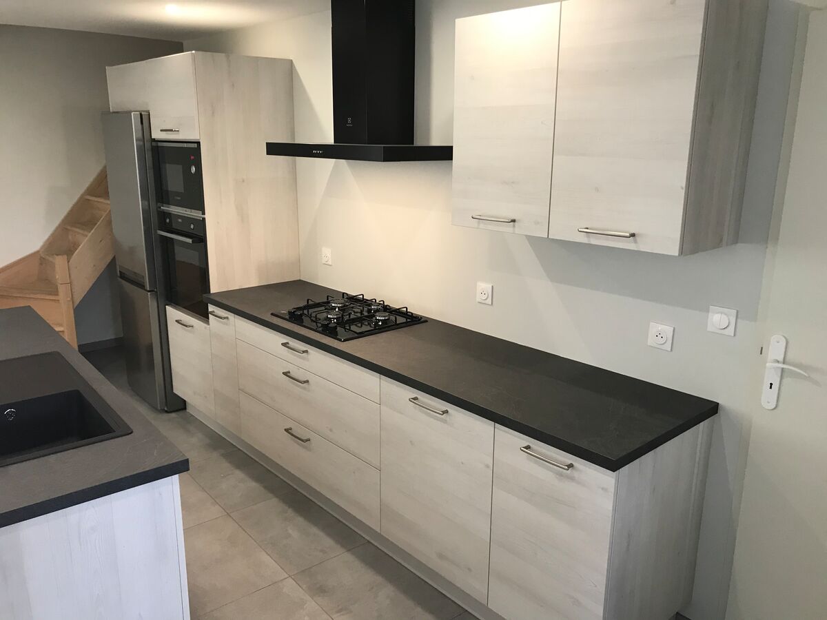 Cuisine avant-après sur mesure TREND Artic Wood