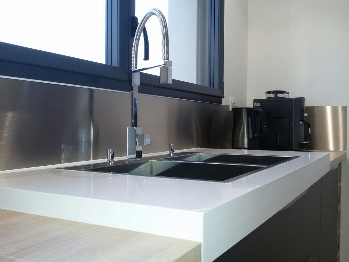 Cuisine avant-après sur mesure Light Blanc brillant