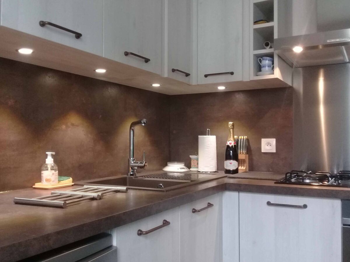 Rénovation cuisine sur mesure Trend + Soft Grey et Trend + Artic wood