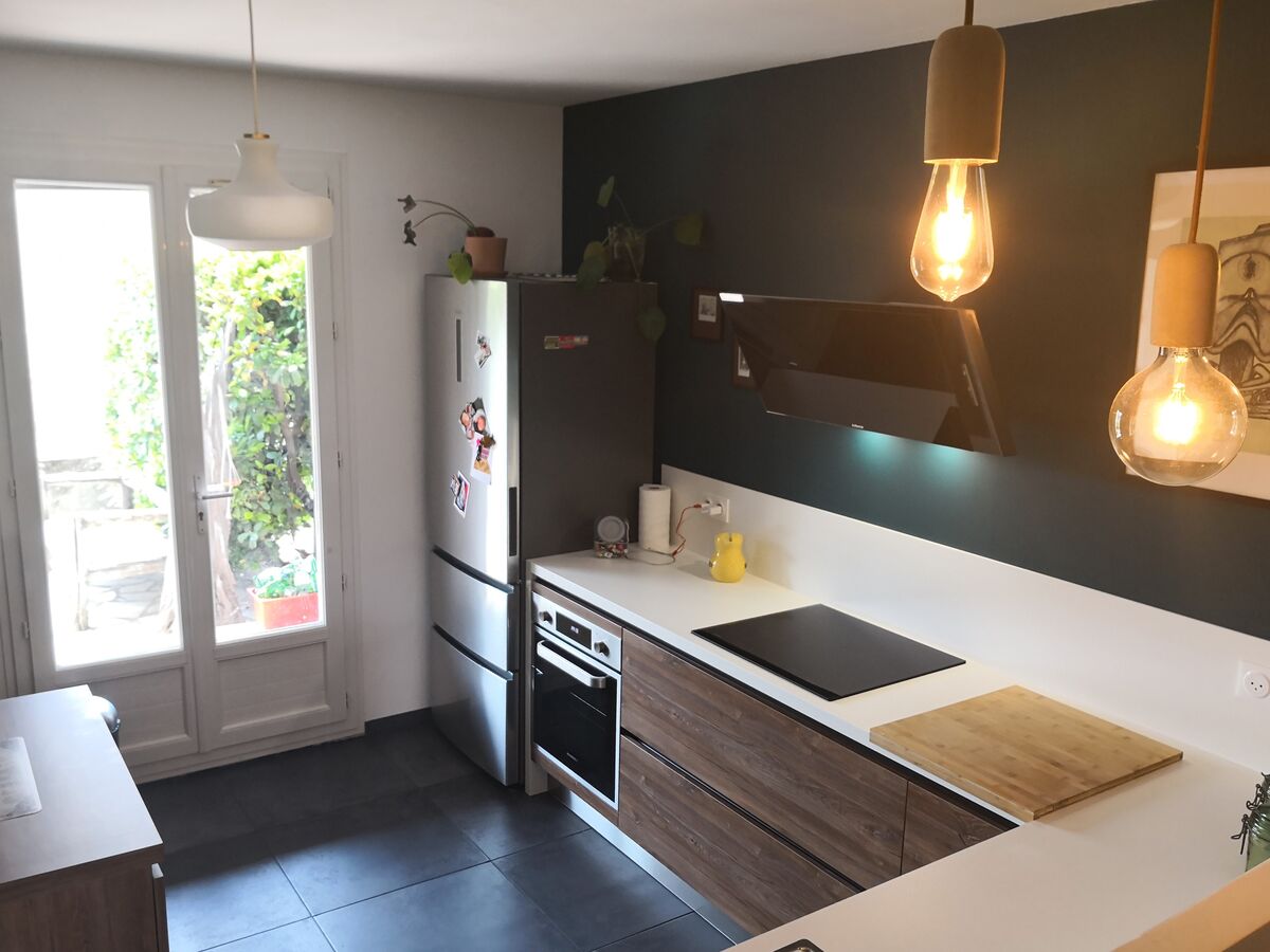 Rénovation cuisine équipée sur mesure Trend Dark Fusion