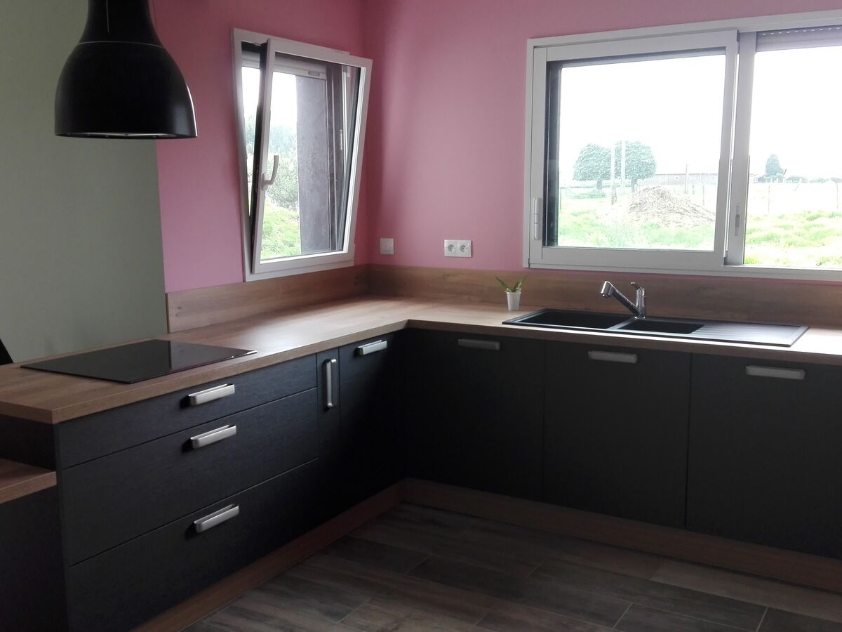 Rénovation cuisine sur mesure Label Métal Brossé