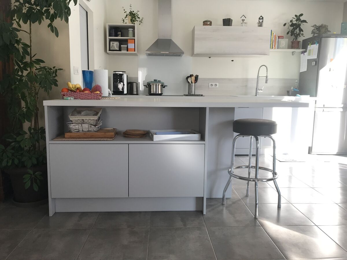 Cuisine avant-après sur mesure Trend Mistigris