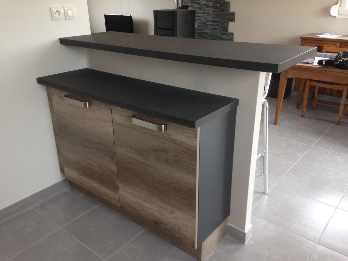 Cuisine avant-après sur mesure Trend + Winoka