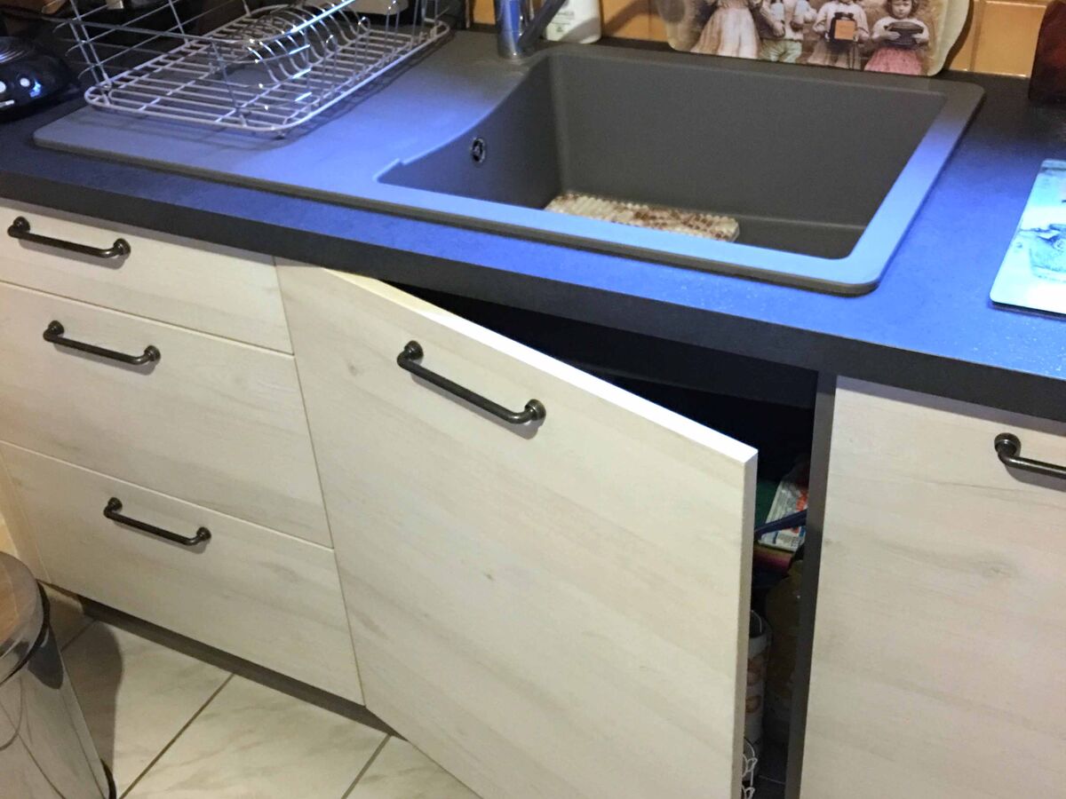 Cuisine avant-après sur mesure Trend + Artic wood