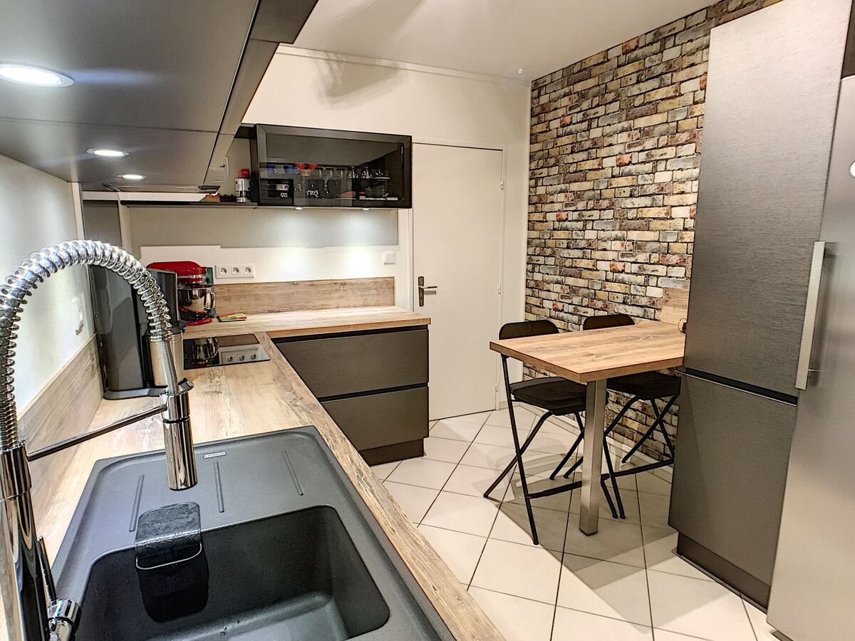 Cuisine avant-après sur mesure Label Métal brossé