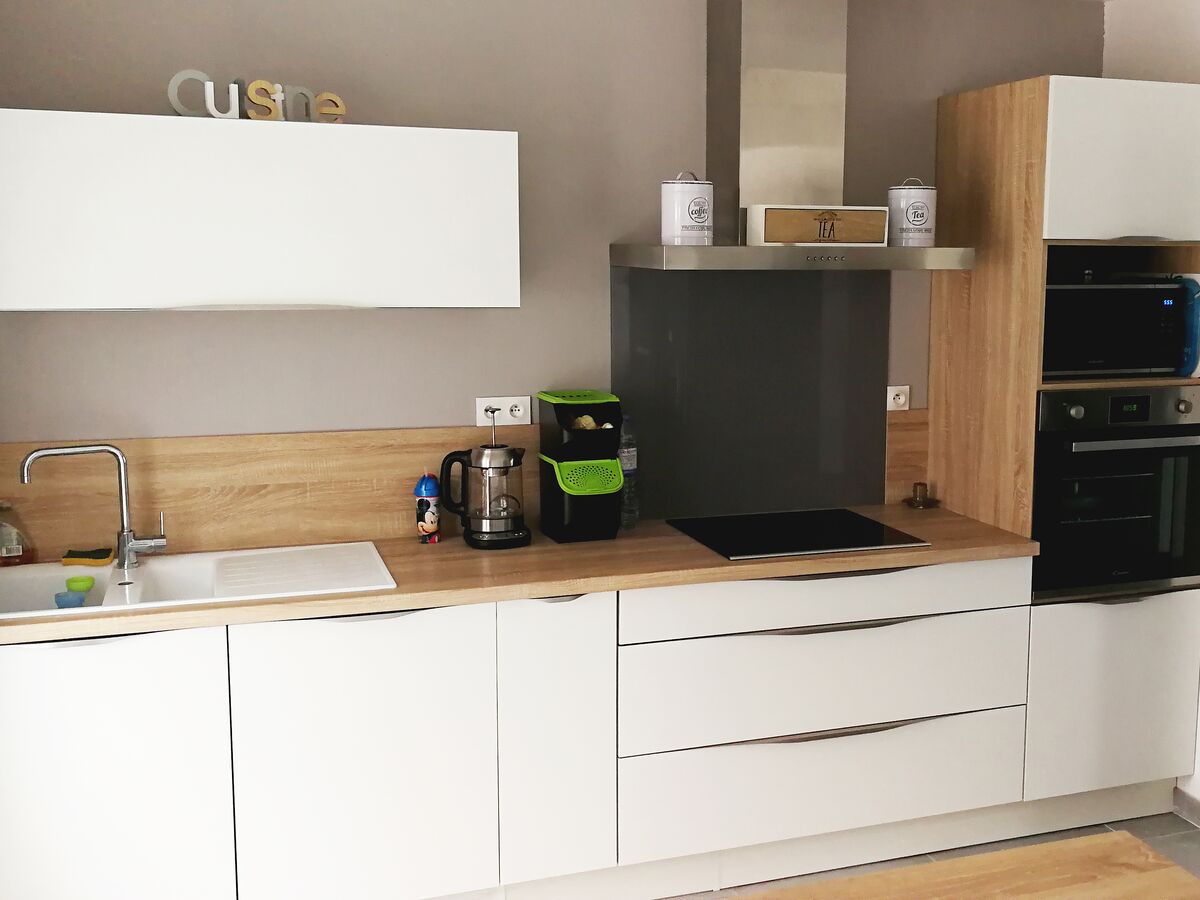 Rénovation cuisine équipée sur mesure Trend Blanc Mat