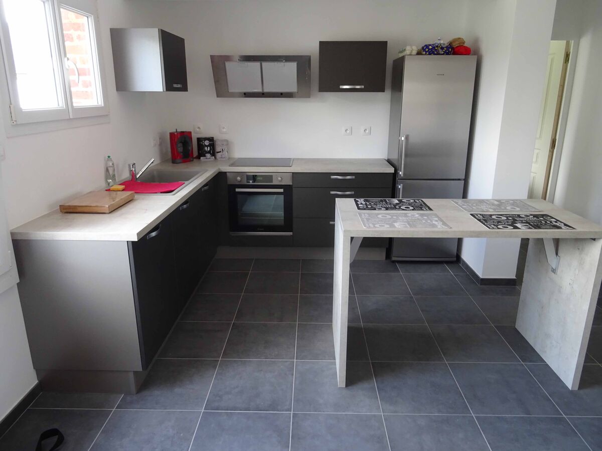 Cuisine équipée sur mesure Label Métal Brossé