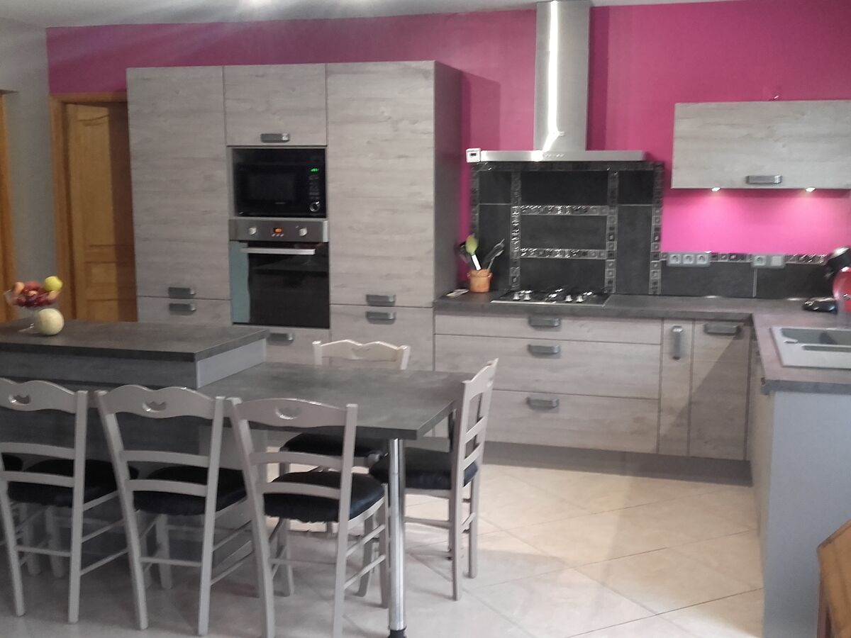 Rénovation cuisine sur mesure Label Chêne Sable Synchrone