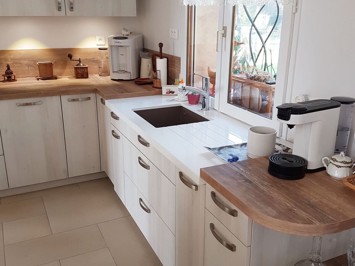 Cuisine avant-après sur mesure Trend Artic Wood et Label Béton Clair