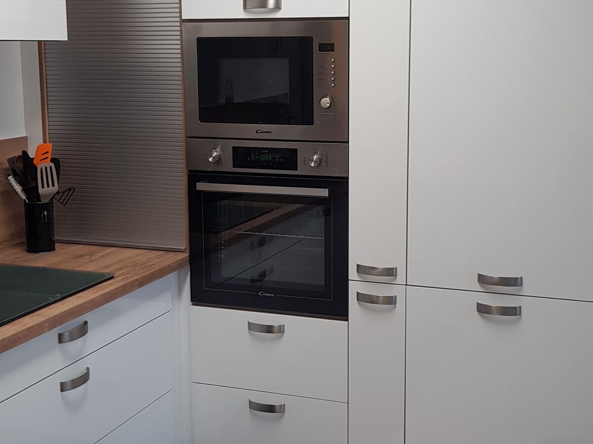 Rénovation cuisine équipée sur mesure Light Blanc Brillant & Trend Blanc Mat