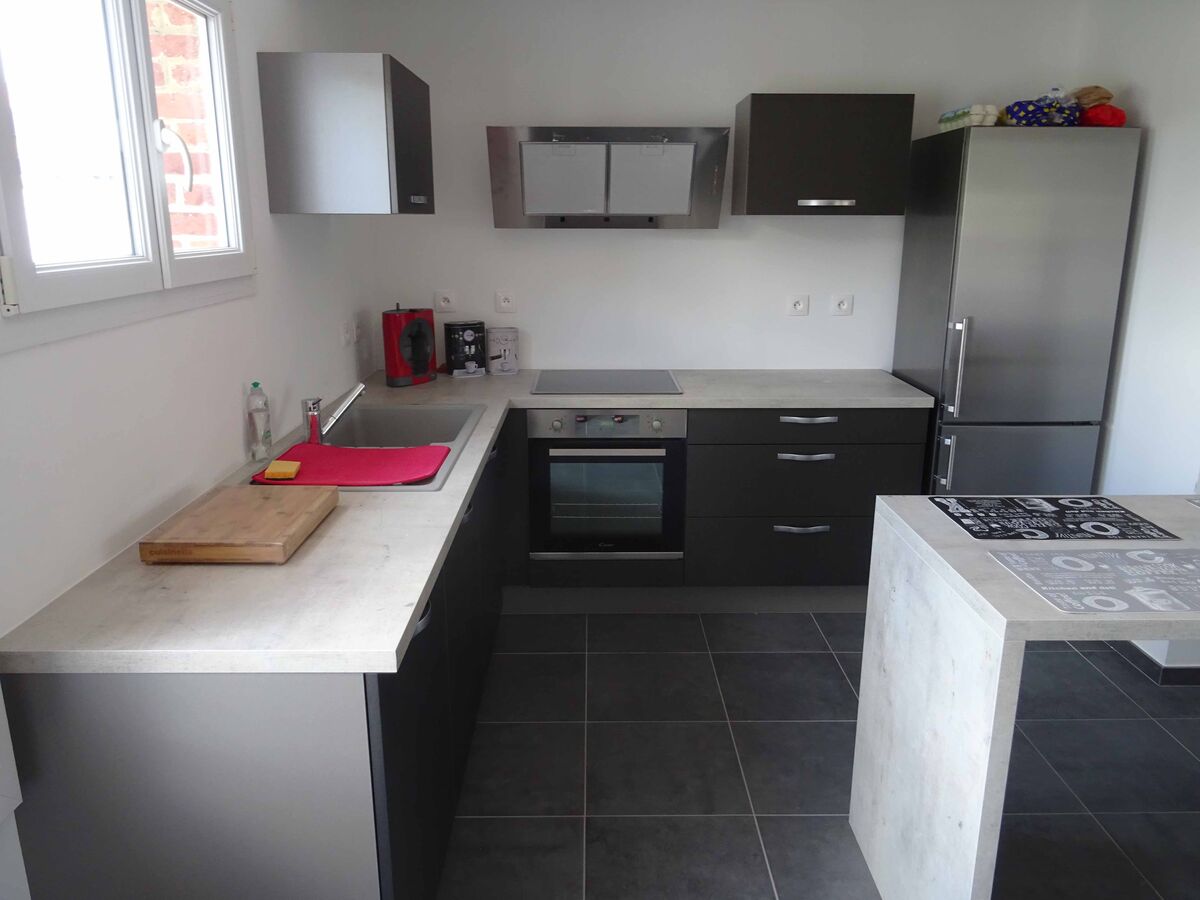 Rénovation cuisine sur mesure Label Métal Brossé