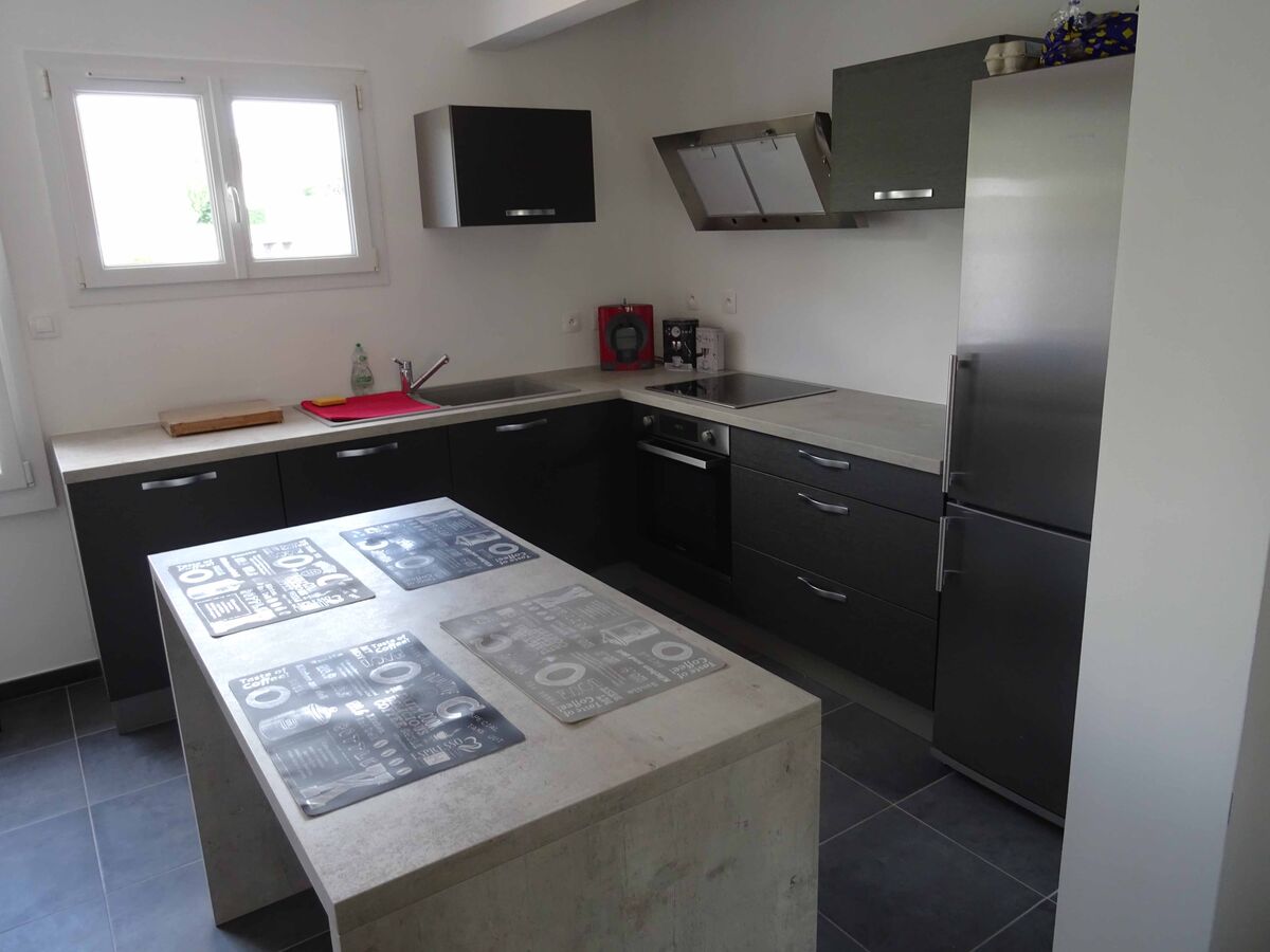 Cuisine avant-après sur mesure Label Métal Brossé