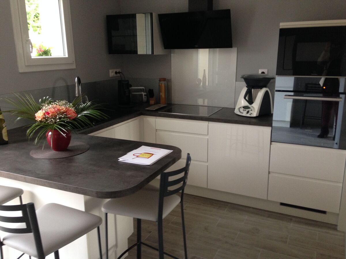 Cuisine équipée sur mesure Pure Brillant Blanc Brillant