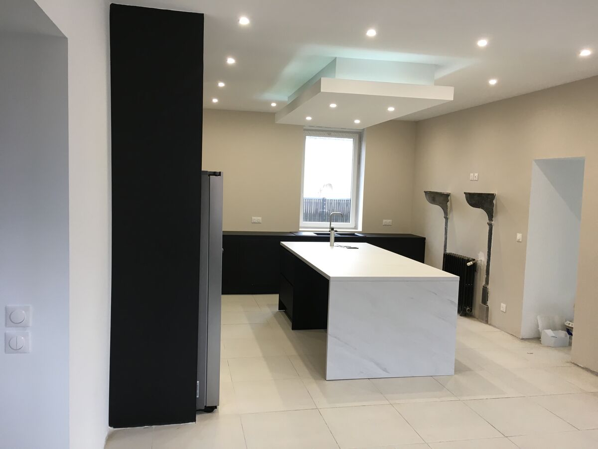 Rénovation cuisine équipée sur mesure Pearl Noir Pearl