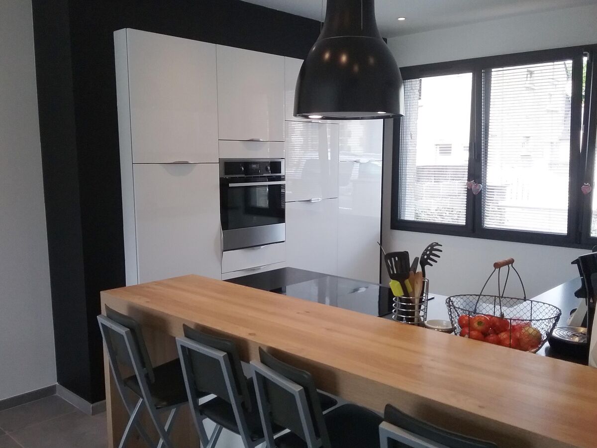 Rénovation cuisine équipée sur mesure Light Blanc Brillant