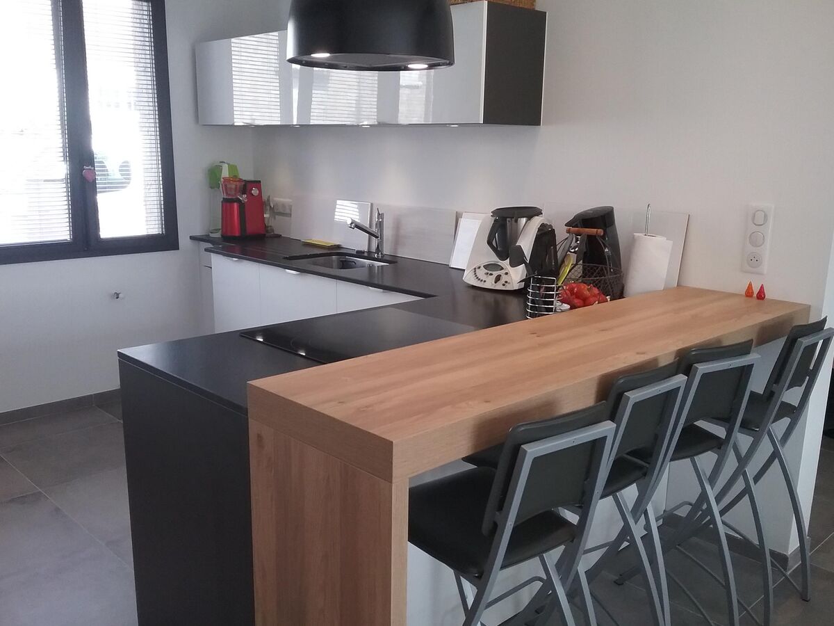 Cuisine avant-après sur mesure Light Blanc Brillant