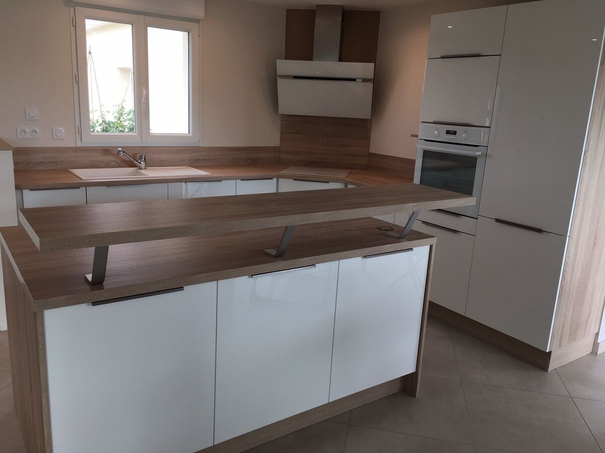 Rénovation cuisine sur mesure Light Blanc brillant