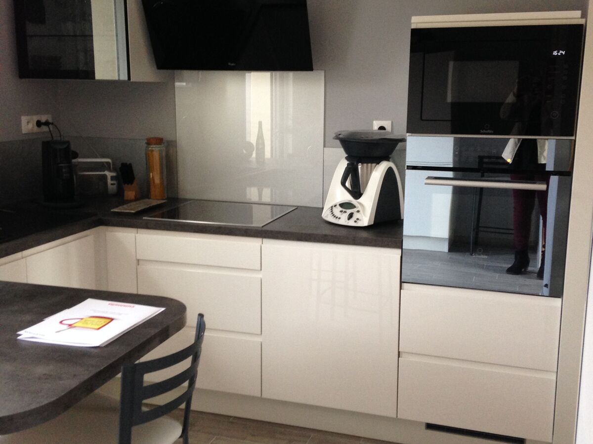 Rénovation cuisine sur mesure Pure Brillant Blanc Brillant