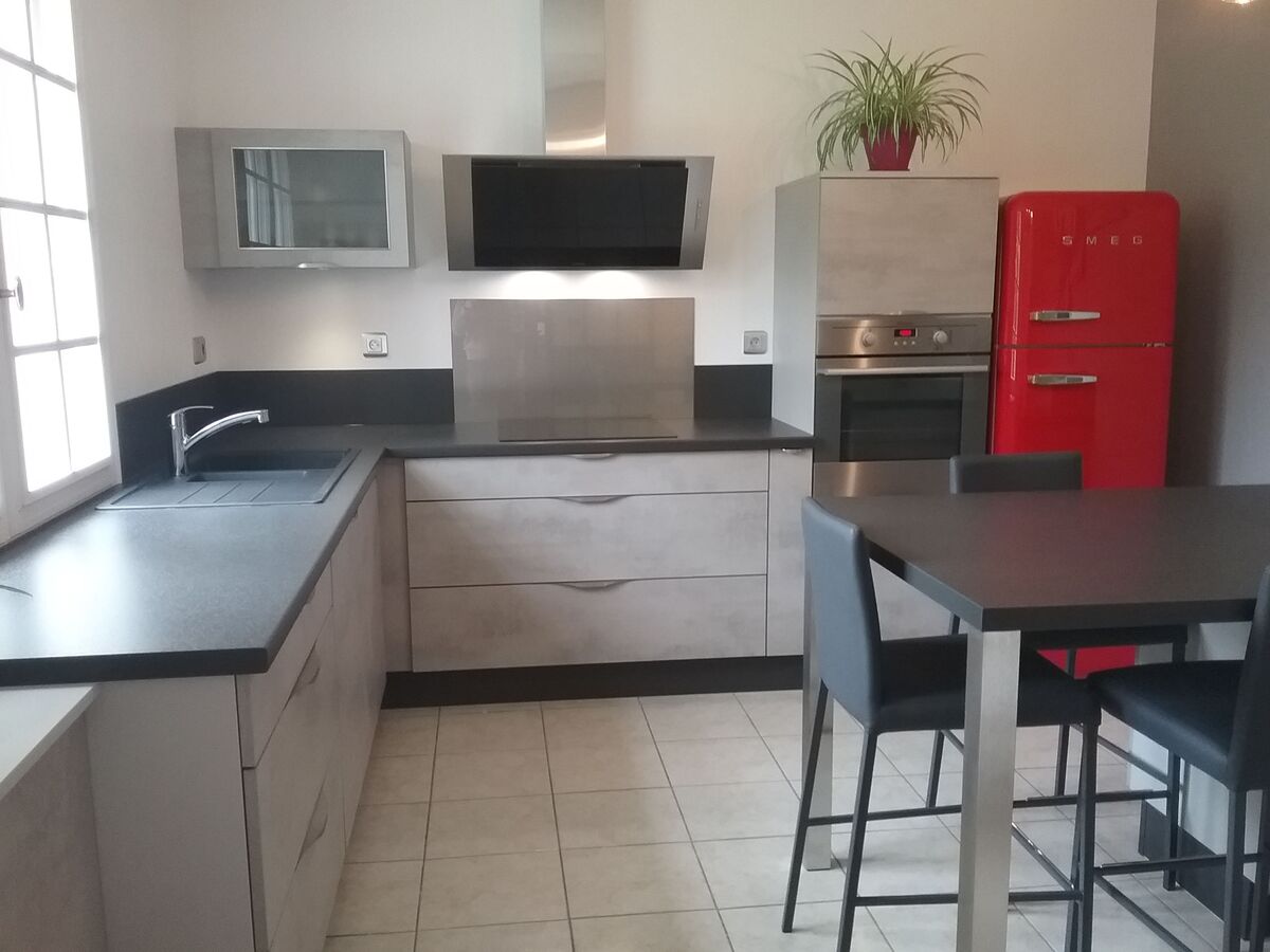 Cuisine avant-apres sur mesure Label Béton Clair