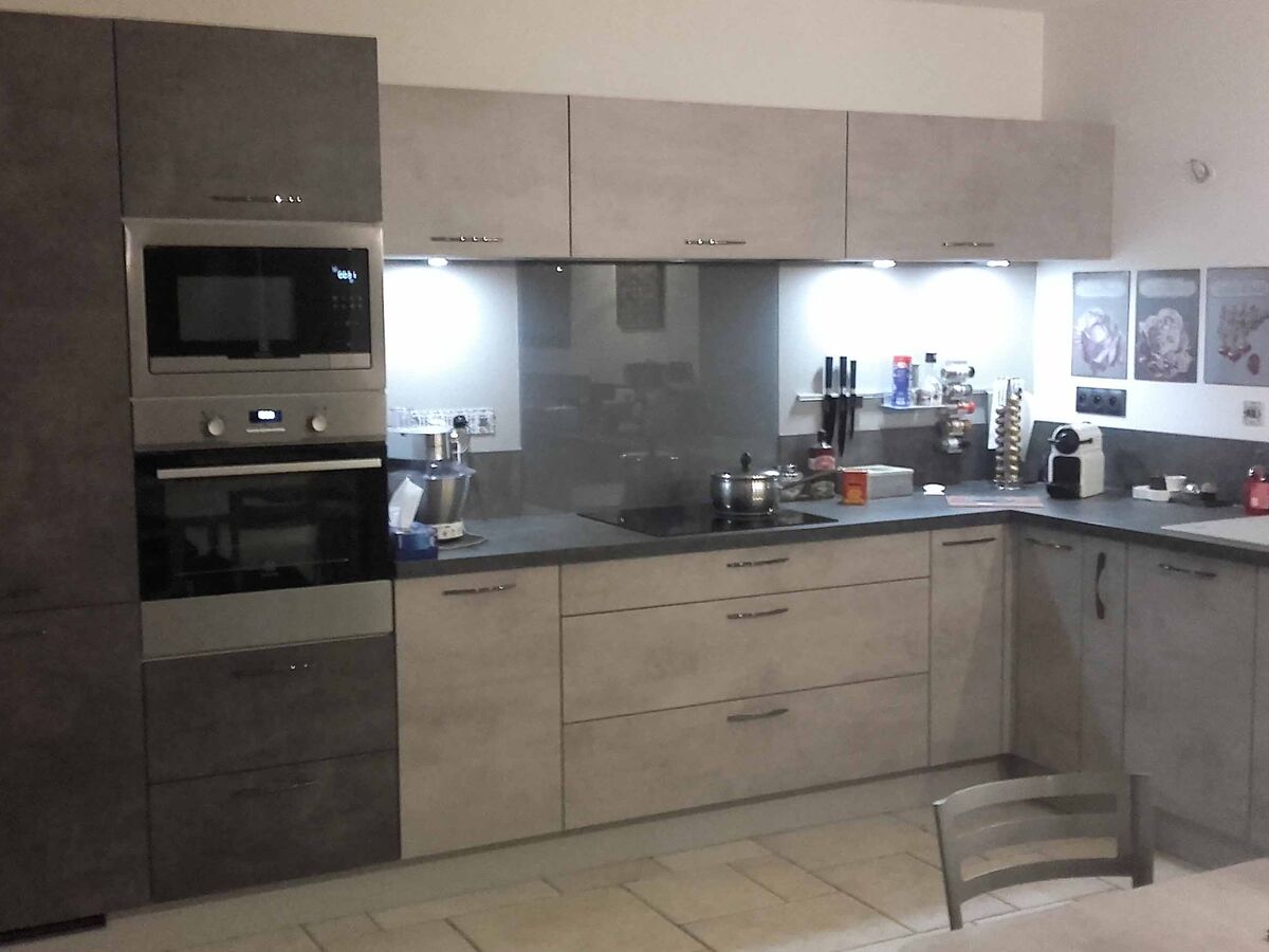 Rénovation cuisine sur mesure Label Béton Clair