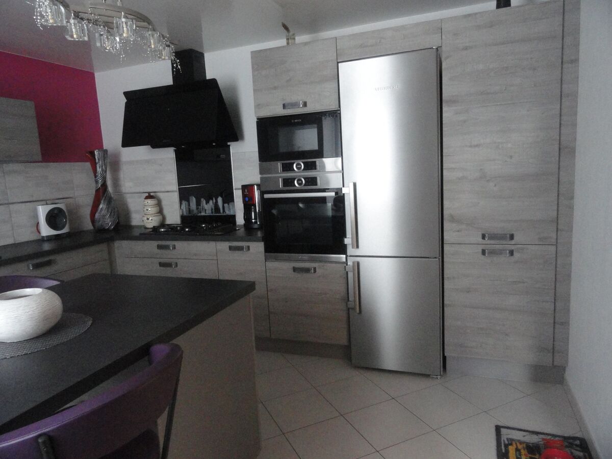 Cuisine avant-après sur mesure Chêne Sable Synchrone