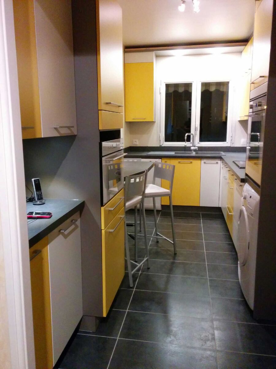 Cuisine équipée sur mesure Color Laqué blanc