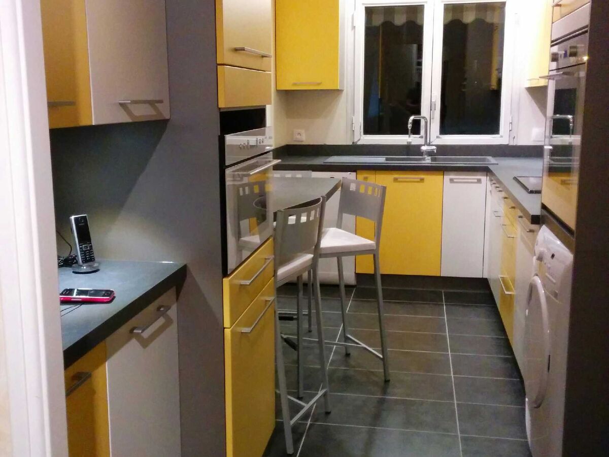 Cuisine équipée sur mesure Color Laqué blanc