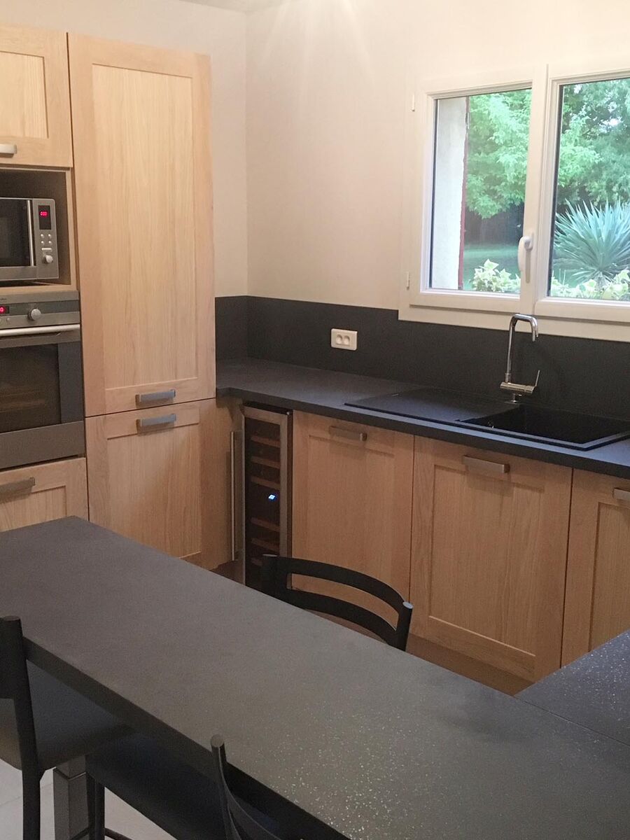 Cuisine équipée sur mesure Wooden Teintée Soft Oak