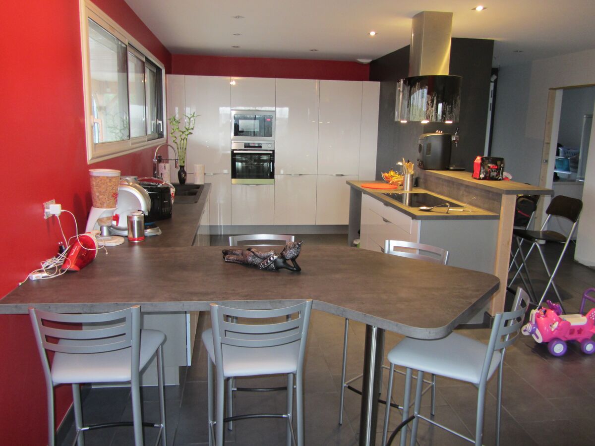 Cuisine équipée sur mesure Light Blanc brillant