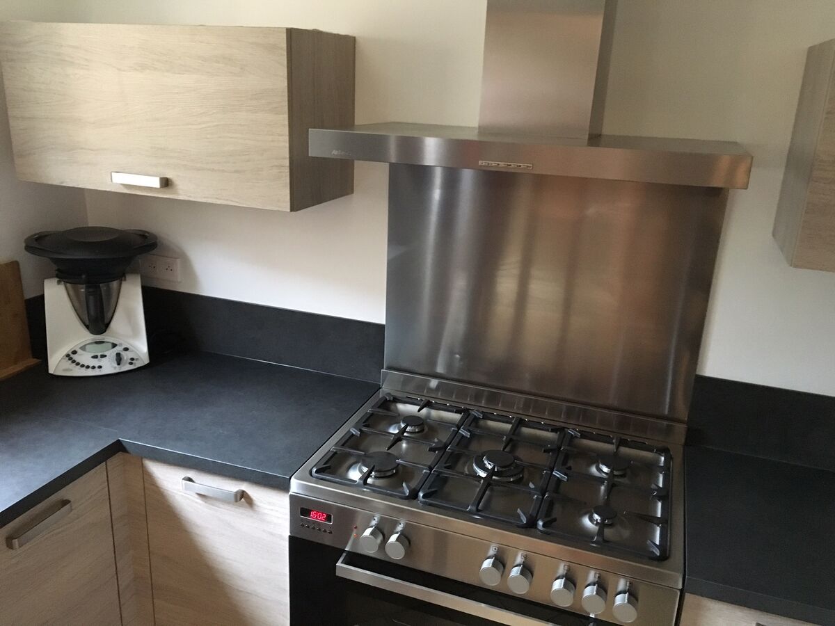 Cuisine avant-après sur mesure Trend + Soft oak