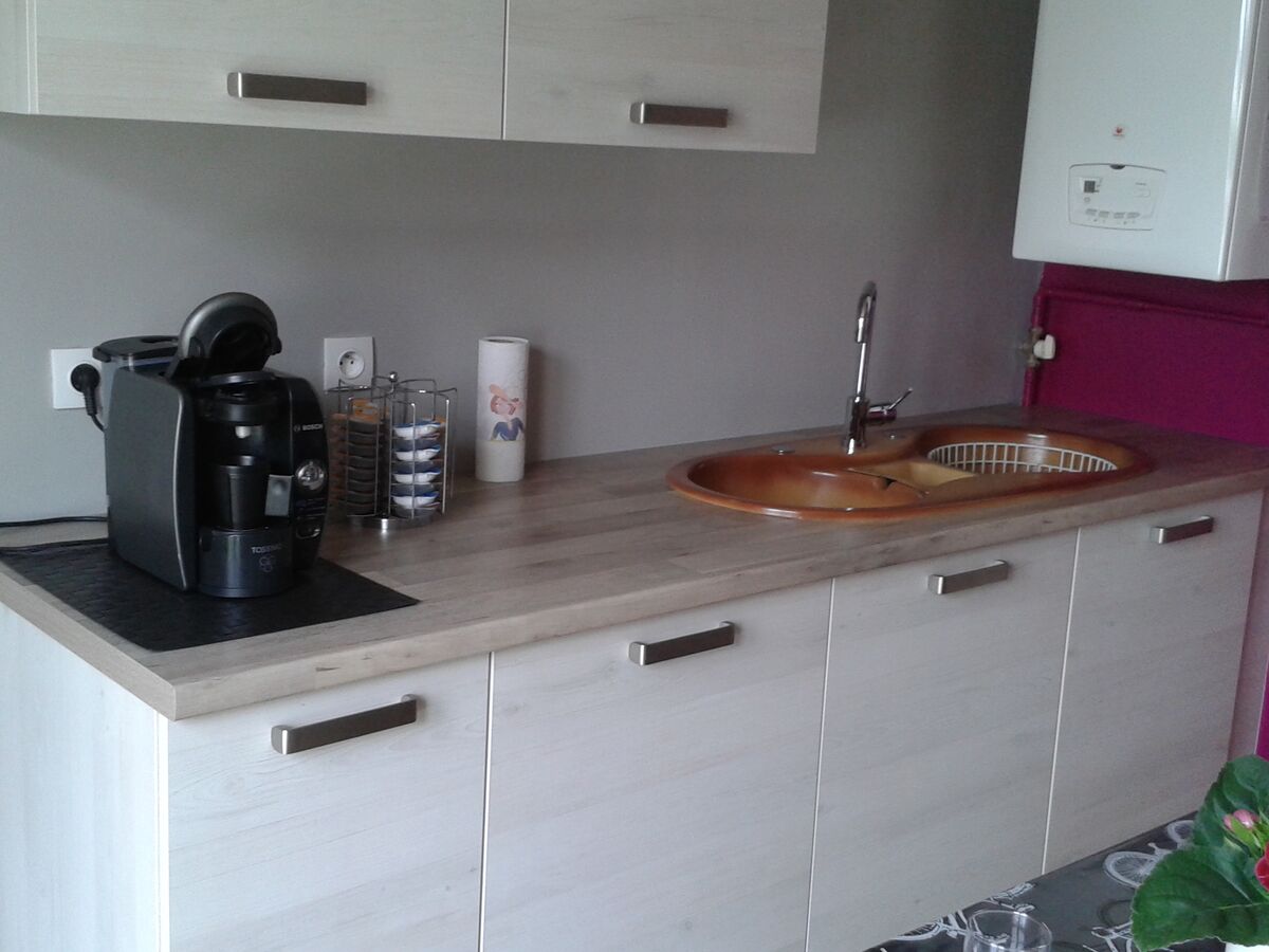 Cuisine avant-après sur mesure Trend + Artic wood