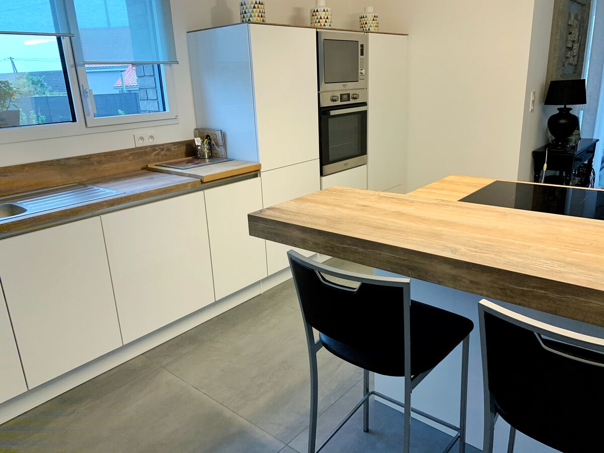 Cuisine avant-après sur mesure E Light Blanc Brillant