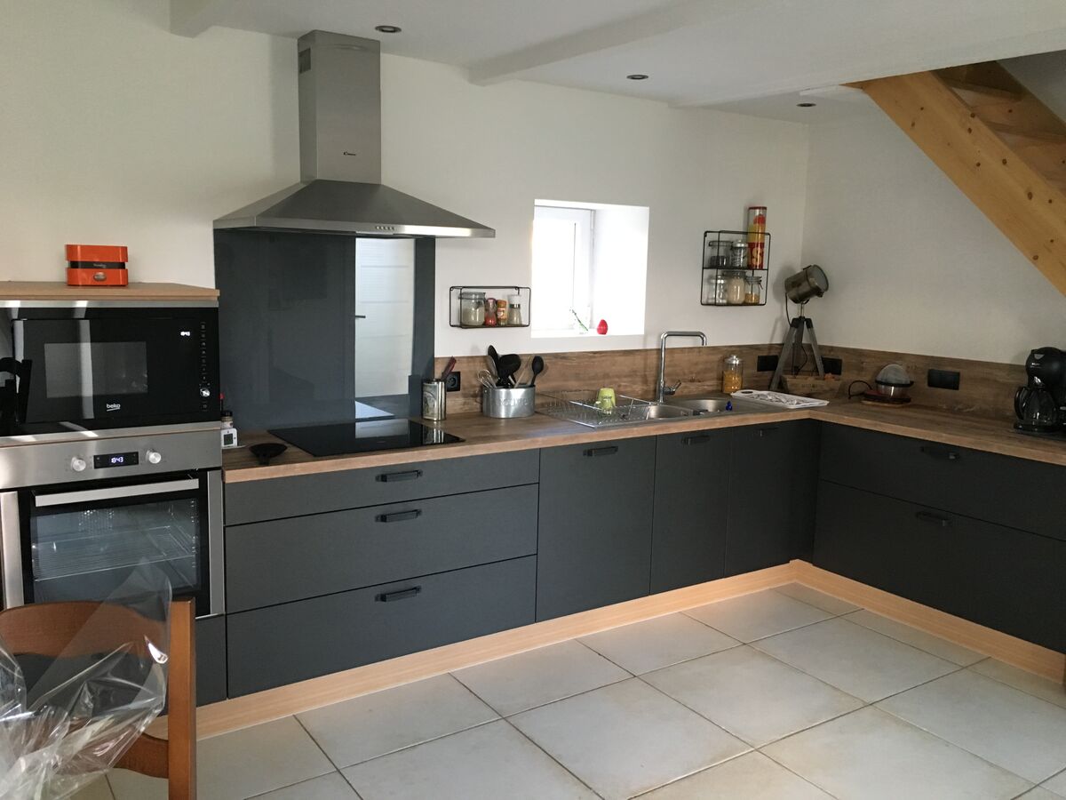 Cuisine équipée sur mesure Label Métal Brossé