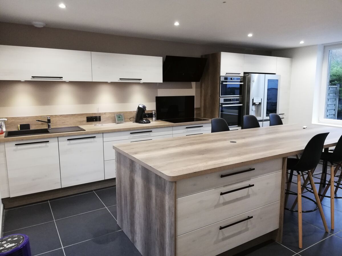 Rénovation cuisine équipée sur mesure Trend Artic Wood