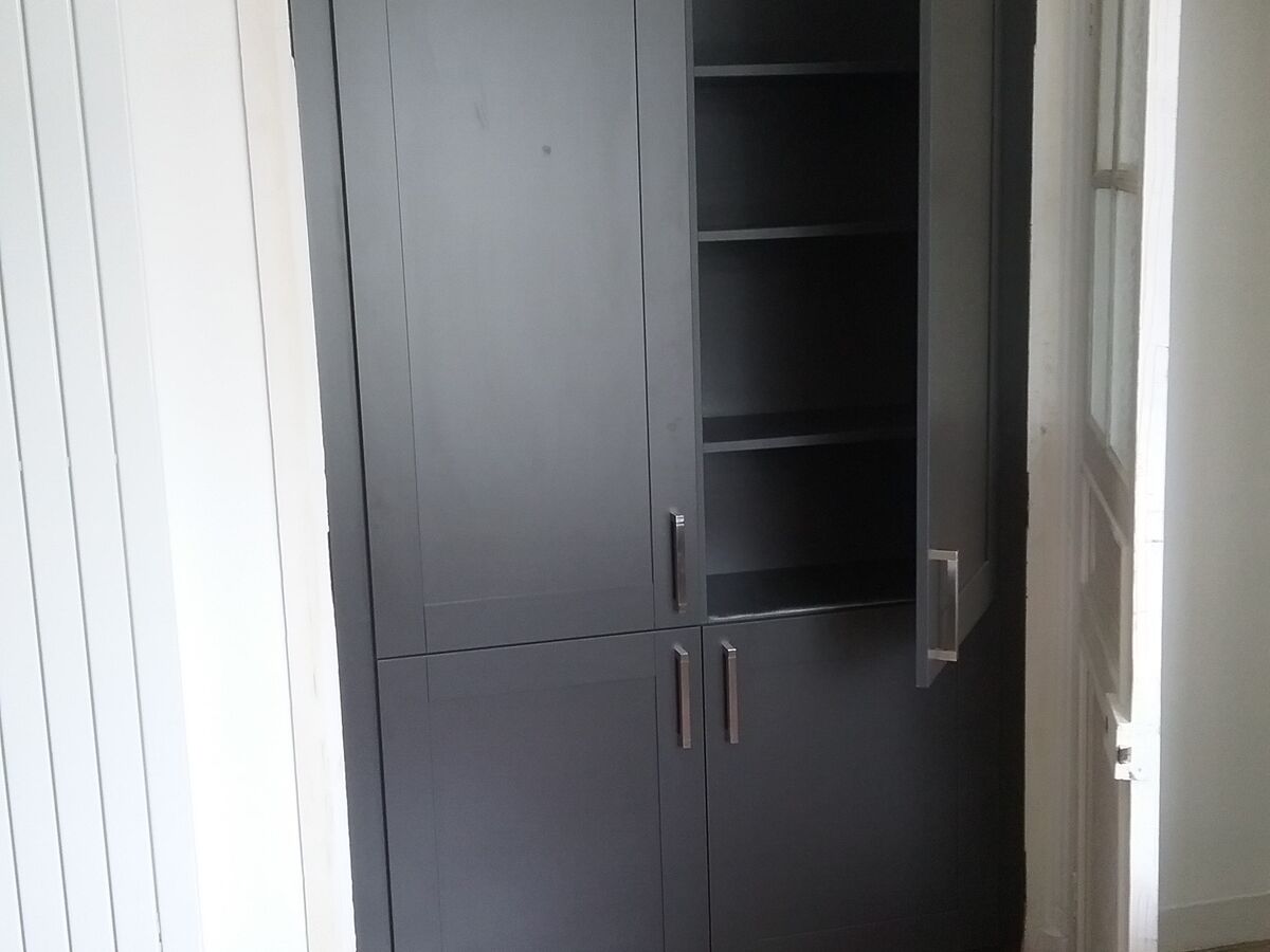 Cuisine avant-après sur mesure Trend Cube Ombre soft