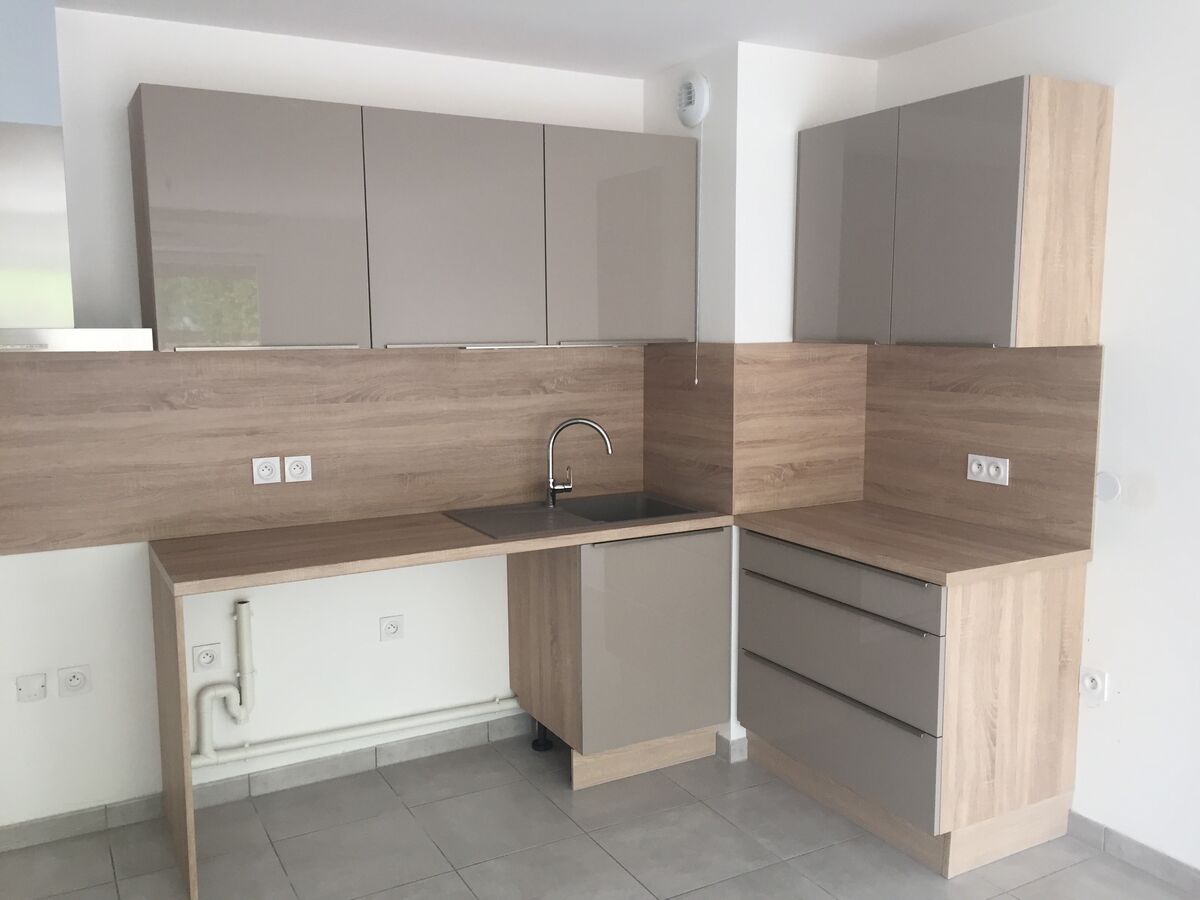 Rénovation cuisine sur mesure Light Grège Majestic Brillant