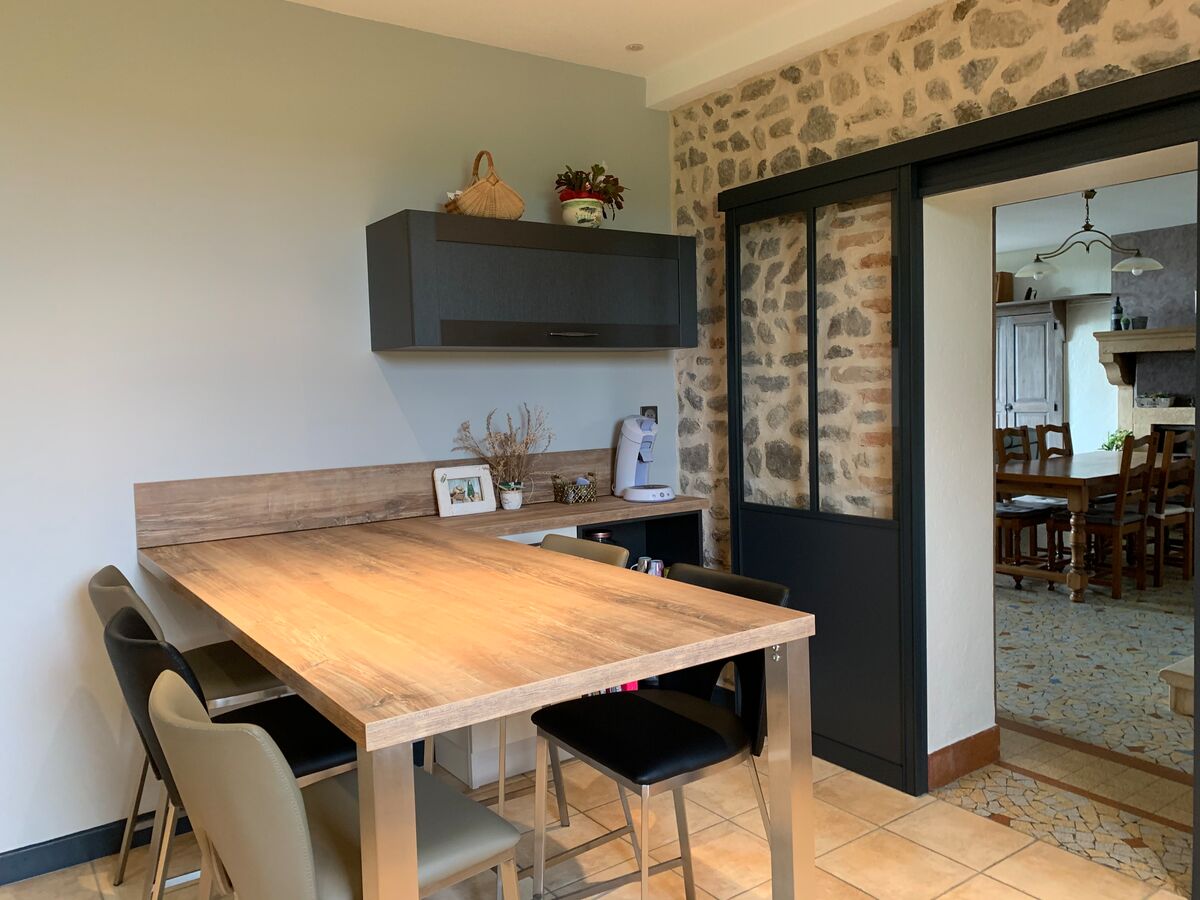 Cuisine avant-après sur mesure Trend Cube Pannacotta Mat & Label Cube Métal Brossé