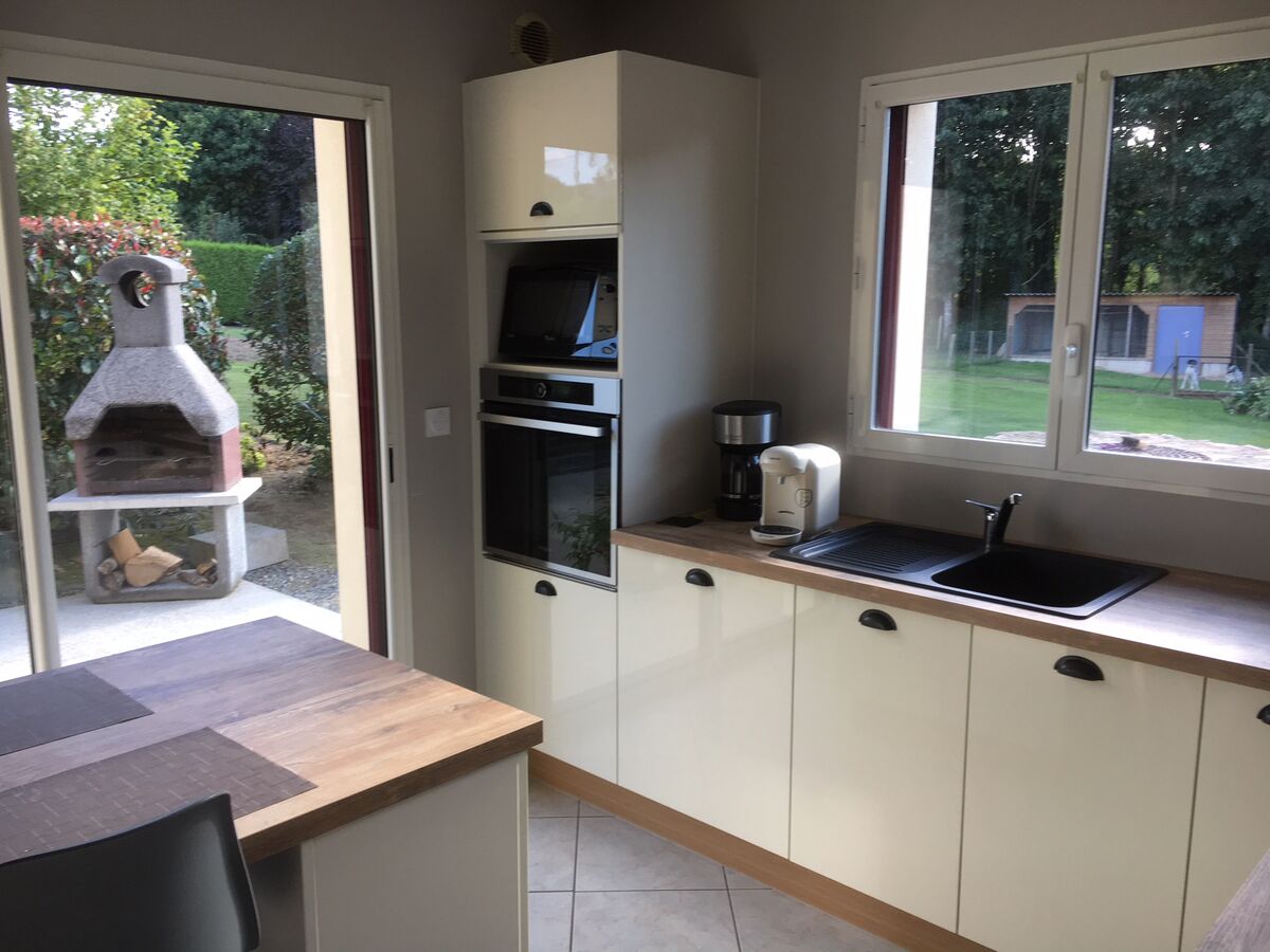 Cuisine avant-après sur mesure Light Pannacotta Majestic Brillant