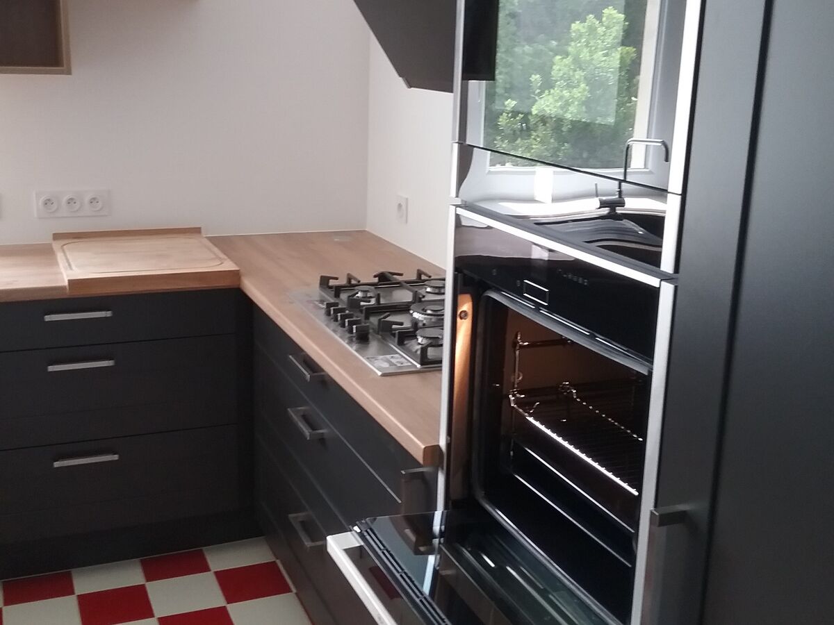 Cuisine avant-après sur mesure Trend Cube Ombre soft