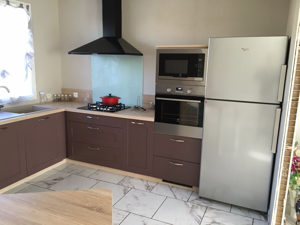 Cuisine avant-après sur mesure Trend Cube Truffe