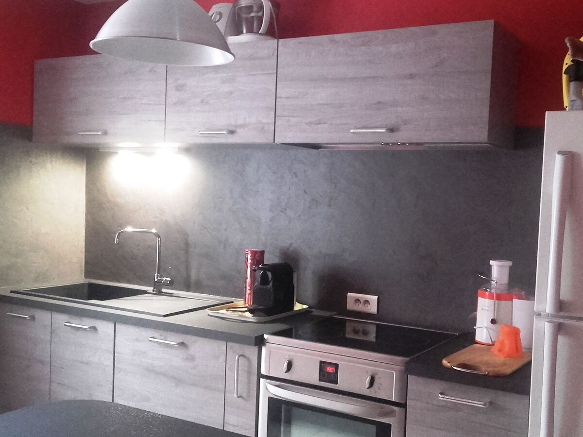 Cuisine équipée sur mesure Label Chêne Sable Synchrone