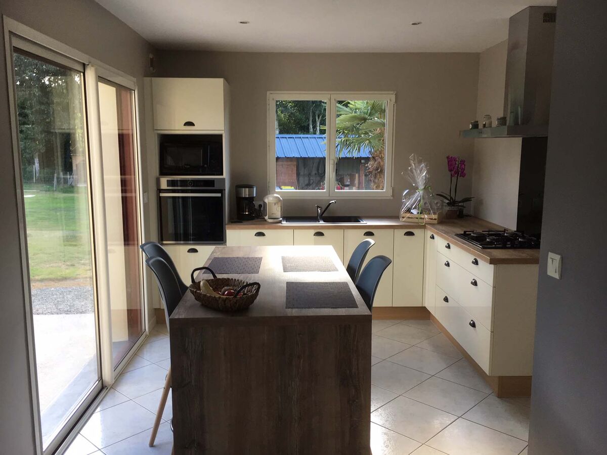 Cuisine avant-après sur mesure Light Blanc Brillant