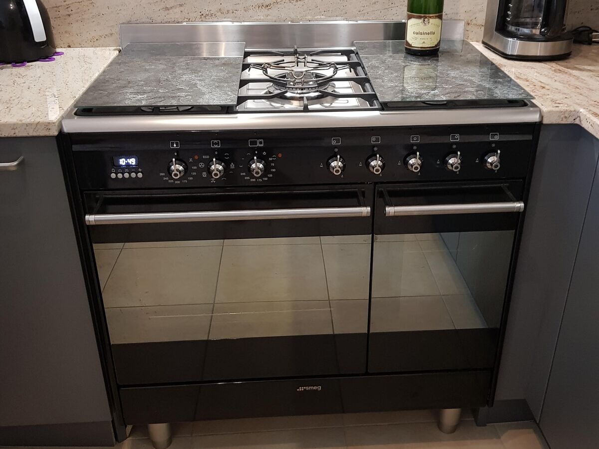 Cuisine avant-après sur mesure Trend Soft Grey