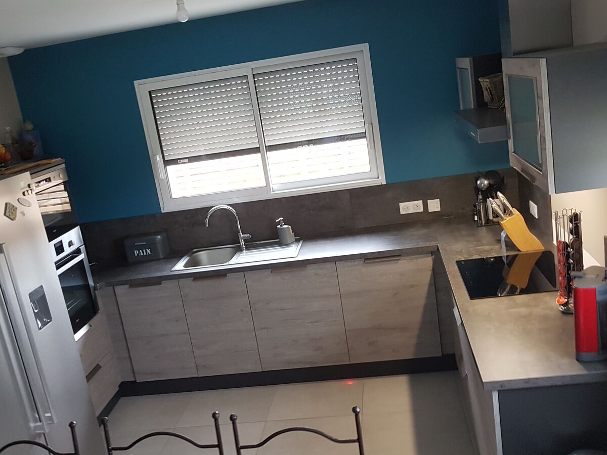 Cuisine avant-après sur mesure LABEL Chêne Sable Synchrone