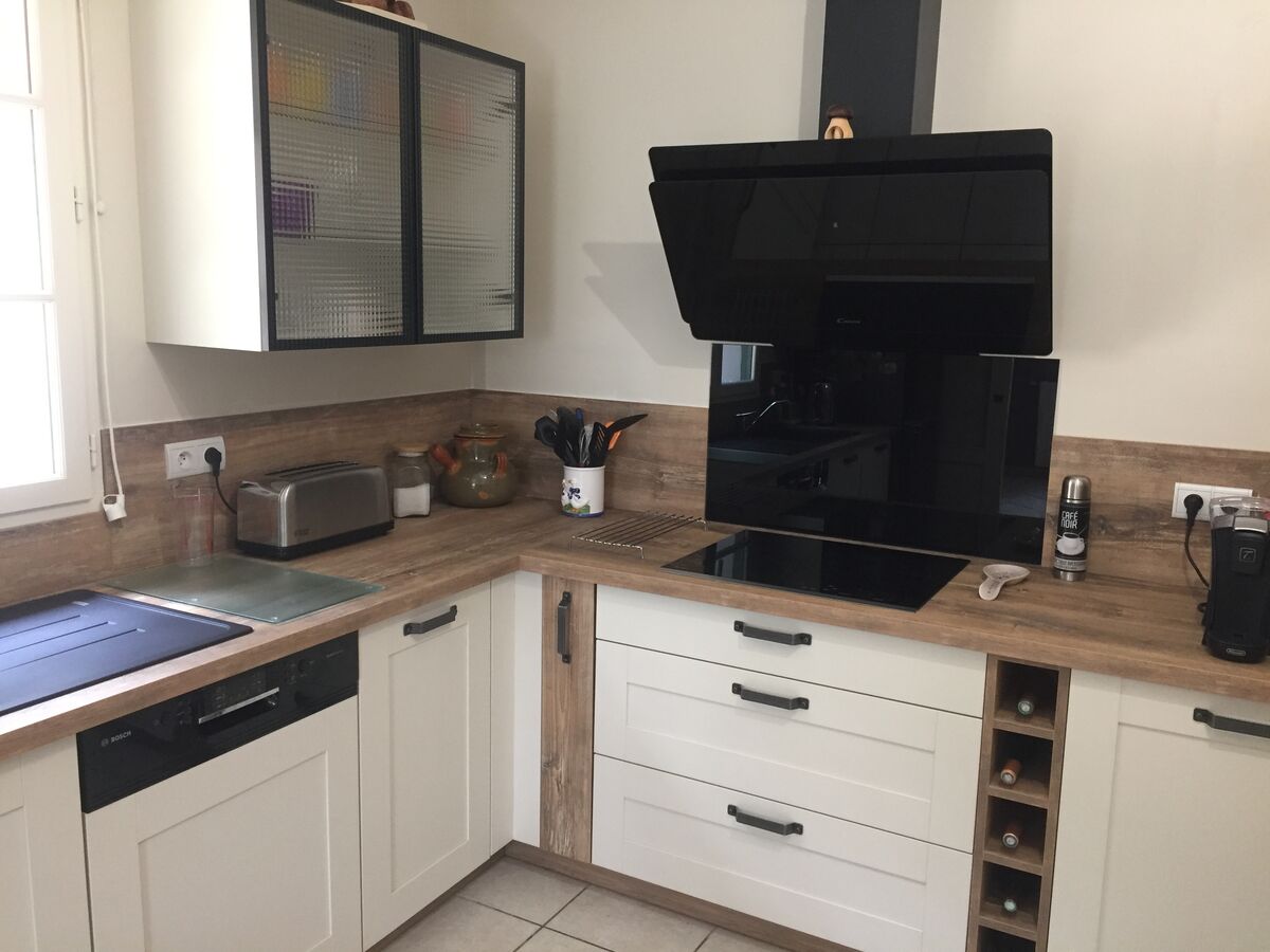 Cuisine avant-après sur mesure Trend Cube Pannacotta Mat