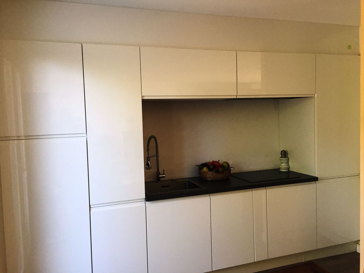 Rénovation cuisine sur mesure Pure Brillant Blanc Brillant