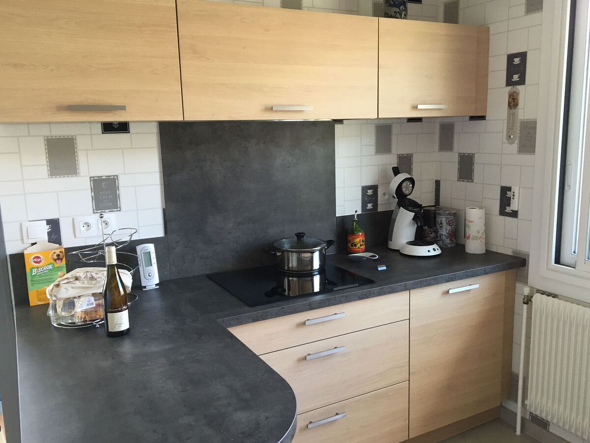 Cuisine équipée sur mesure Trend + Chêne honey