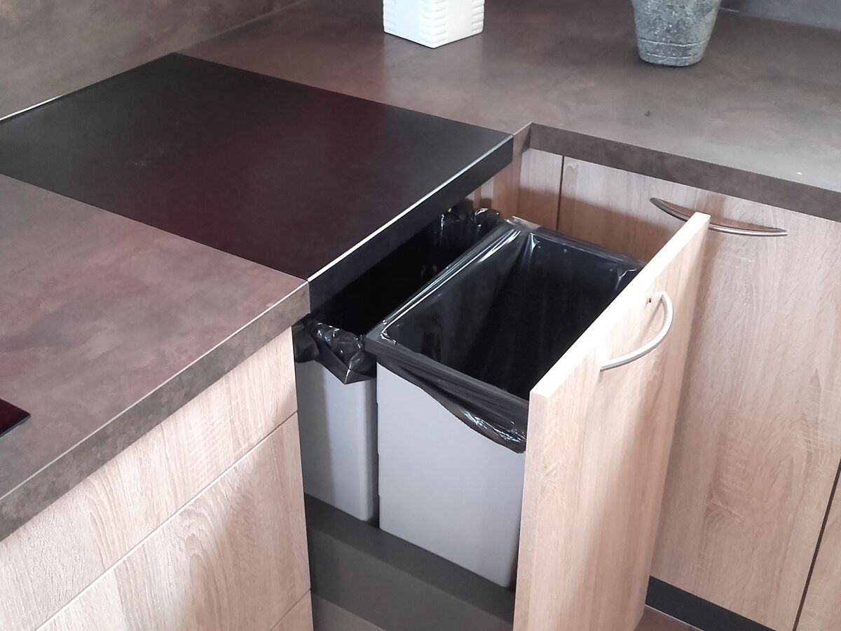 Cuisine avant-après sur mesure Trend + Chêne timber