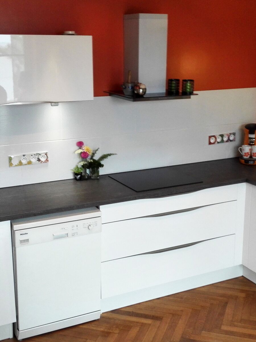 Cuisine équipée sur mesure Light Blanc brillant