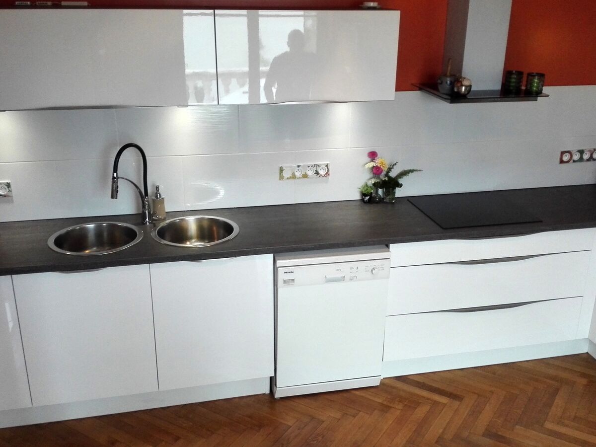 Rénovation cuisine sur mesure Light Blanc brillant